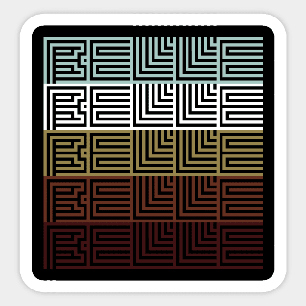 Belle Sticker by thinkBig